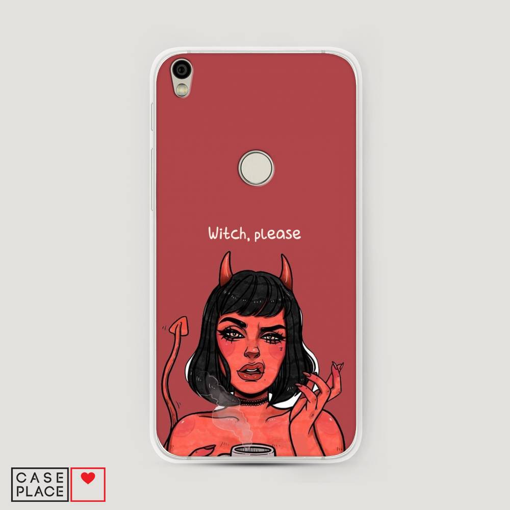 

Чехол Awog на Alcatel Shine Lite / Алкатель Шайн Лайт "Evil Girl", 170350-6