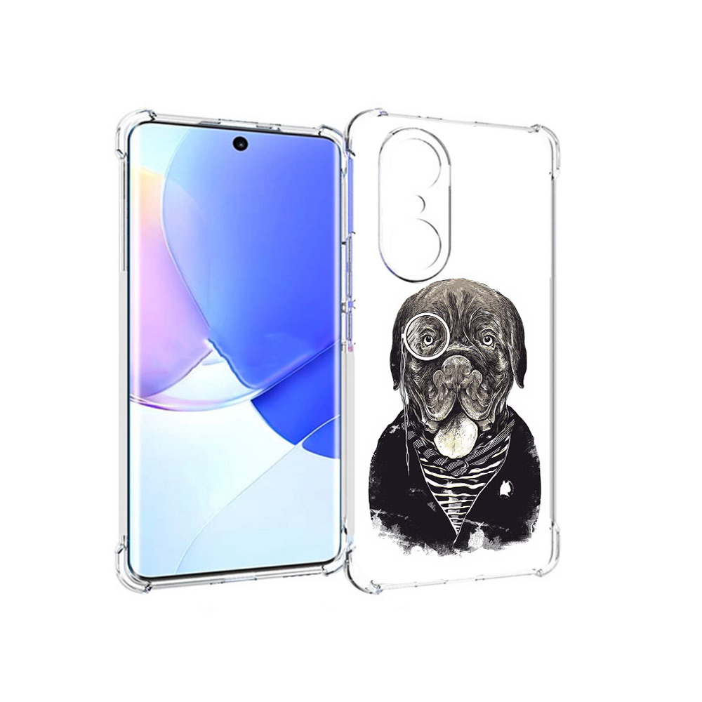 

Чехол MyPads Tocco для Honor 60 Pro солидный песик, Прозрачный, Tocco