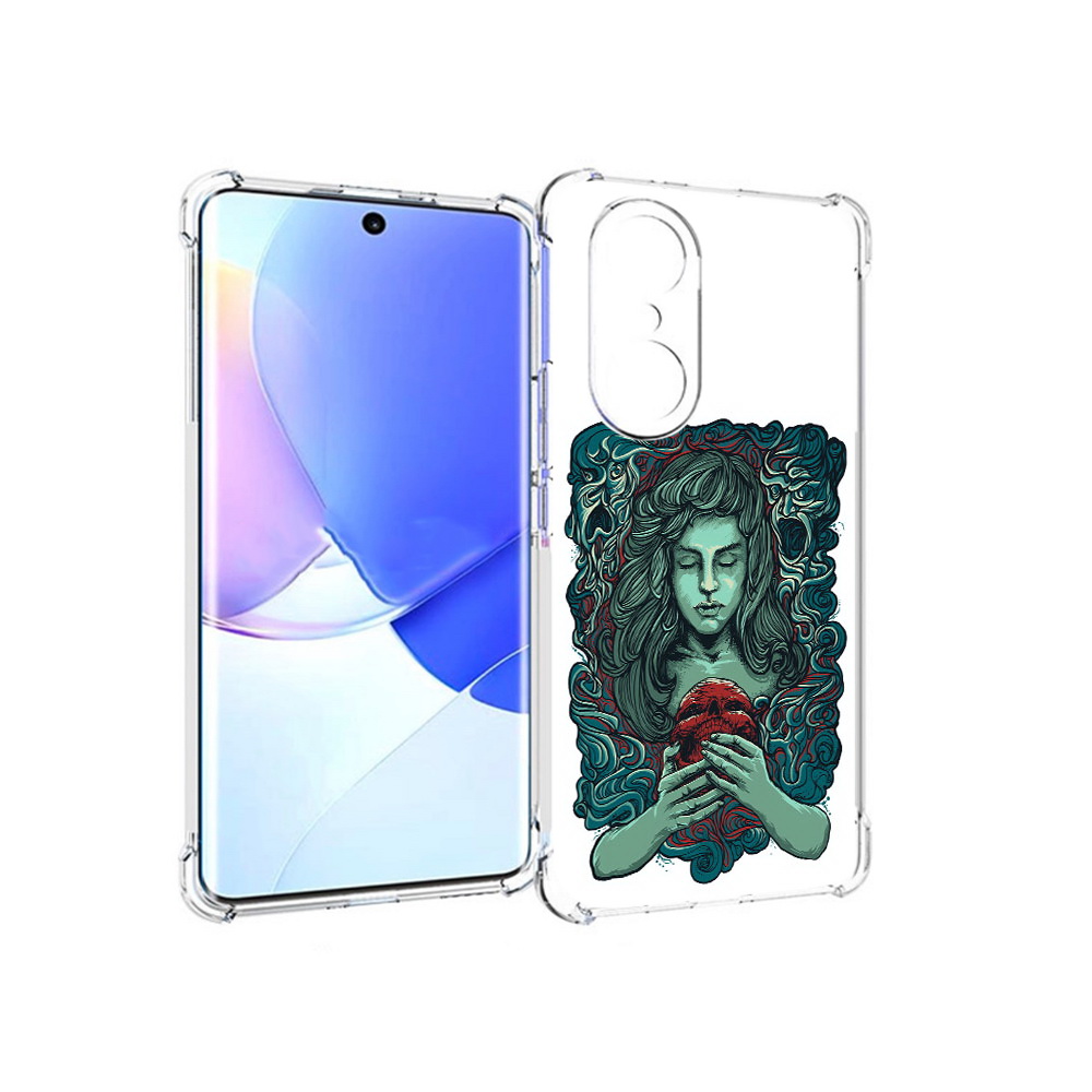 

Чехол MyPads Tocco для Honor 60 Pro спящая девушка, Прозрачный, Tocco