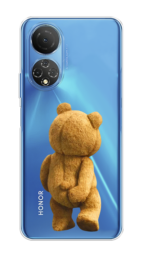 

Чехол на Honor X7 2022 "Медвежья спина", Коричневый;прозрачный, 6108850-1