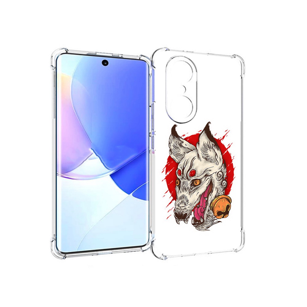 

Чехол MyPads Tocco для Honor 60 Pro страшная собака, Прозрачный, Tocco