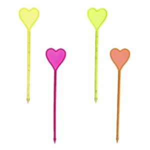 Сердечки для канапе 8.5 см 250 штук Pap Star 6050208