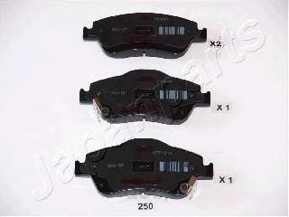 

Тормозные колодки Japanparts передние PA250AF