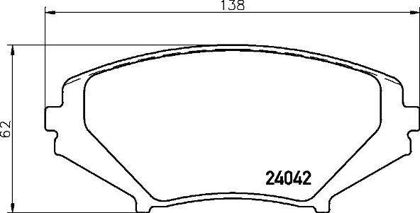 

Комплект тормозных колодок Brembo P49034