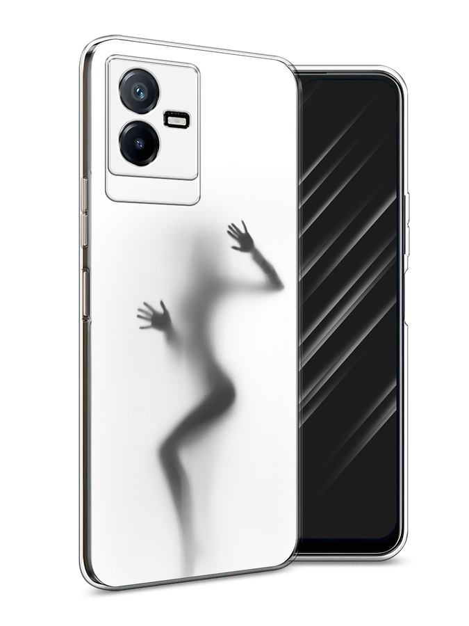 

Чехол Awog на Vivo Y73t "Девушка в душе", Серый;белый;черный, 268050-7