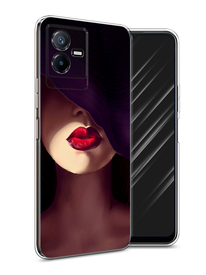 

Чехол Awog на Vivo Y73t "Красные губы", Черный;бежевый;красный, 268050-7