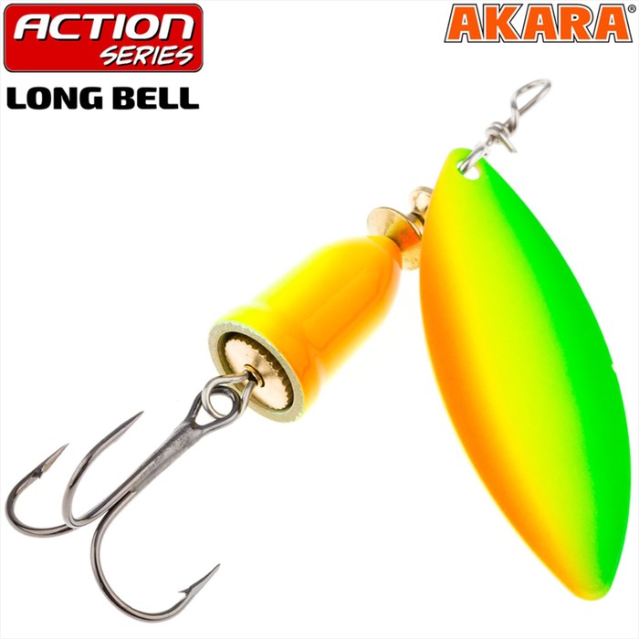 

Блесна вращающаяся Akara Action Series Long Bell , цвет A31,6 гр, Разноцветный