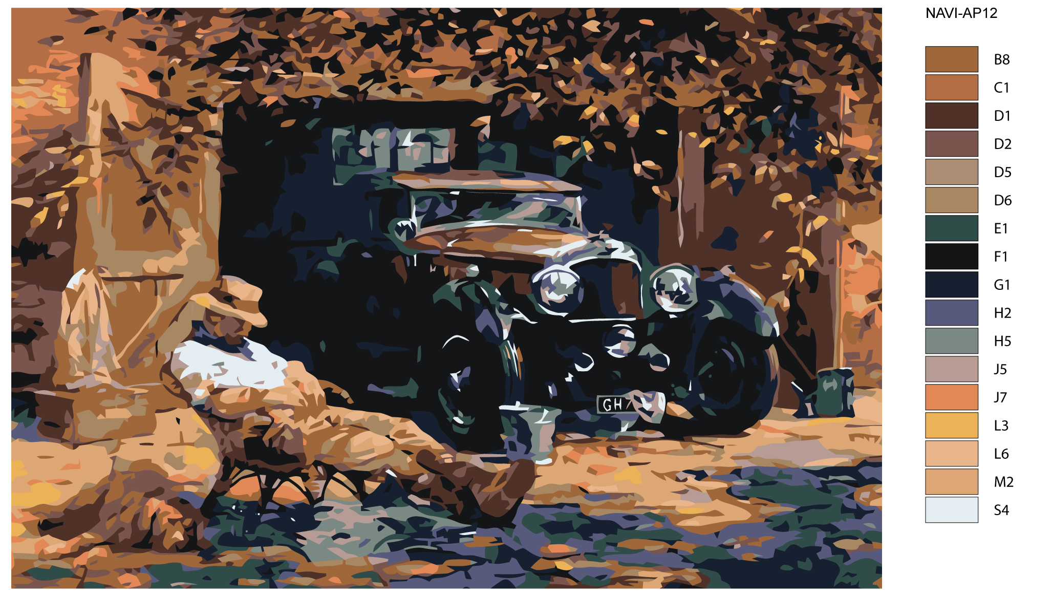 

Картина по номерам, Живопись по номерам, 80 x 120, NAVI-AP12, NAVI-AP12