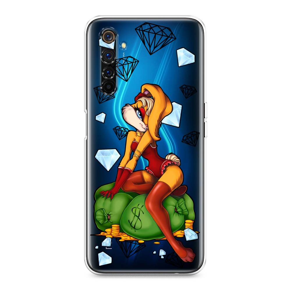 

Чехол на Realme 6 Pro "Лола Банни с бриллиантами", Красный;оранжевый;зеленый, 252850-6
