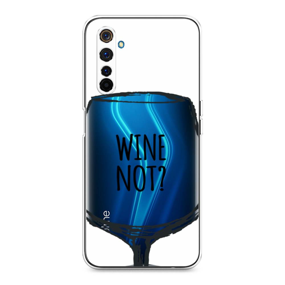 

Чехол на Realme 6 Pro "Wine not white", Белый, 252850-6