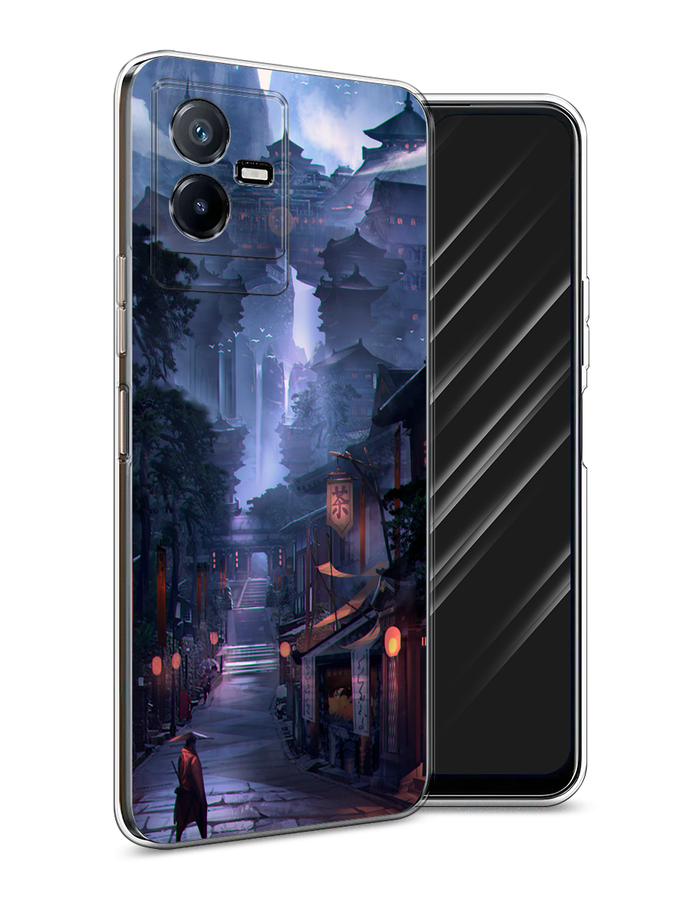 

Чехол Awog на Vivo Y73t "Одинокий самурай", Синий;черный;коричневый, 268050-10