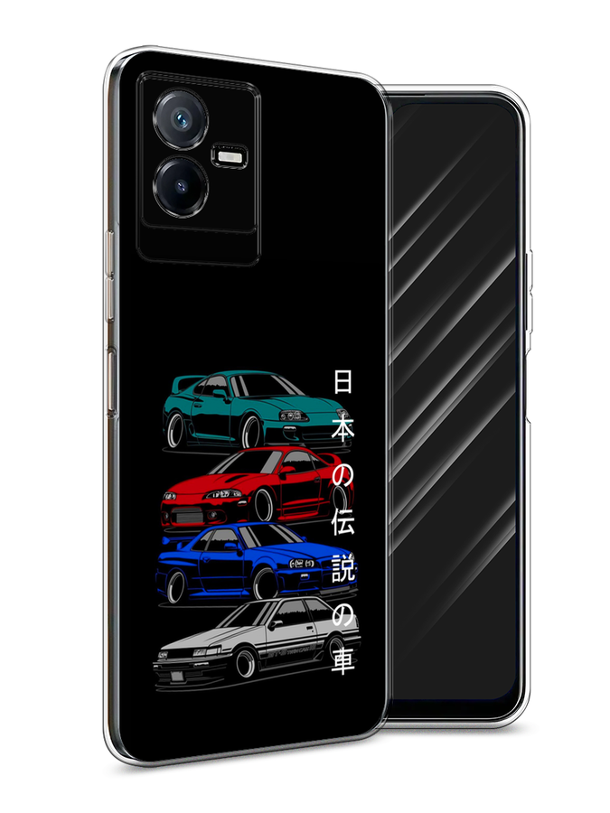 

Чехол Awog на Vivo Y73t "JDM Legend cars", Зеленый;красный;синий, 268050-5