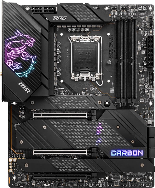фото Материнская плата msi z690 s1700 atx mpg z690 carbon wifi (1352848)