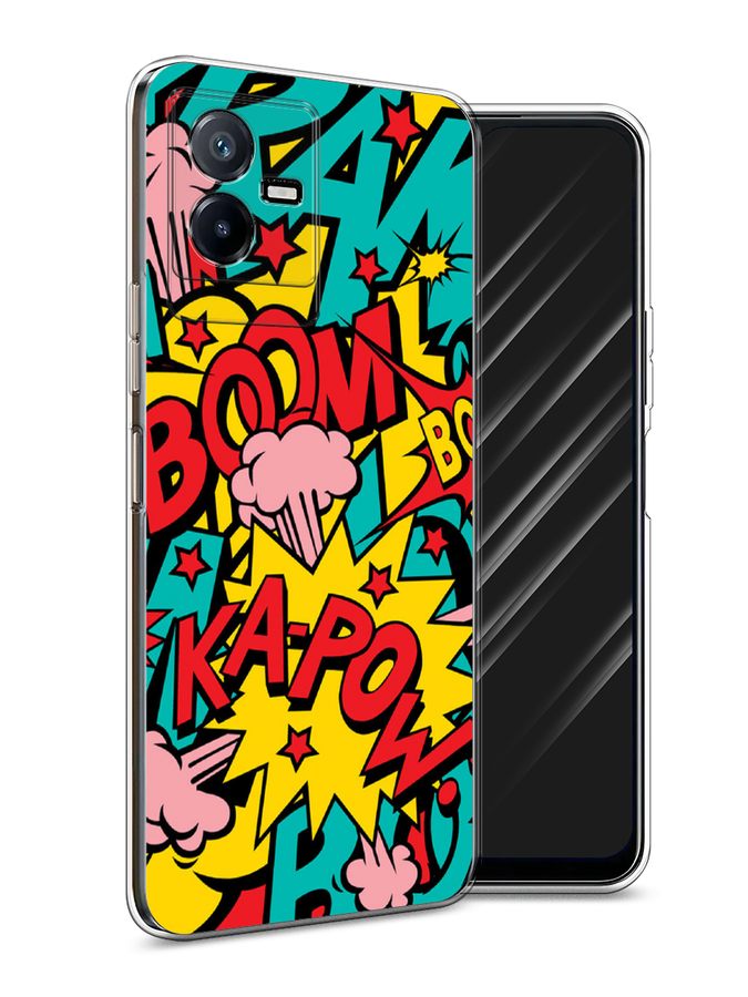 

Чехол Awog на Vivo Y73t "Постер pop art", Голубой;желтый;красный, 268050-9