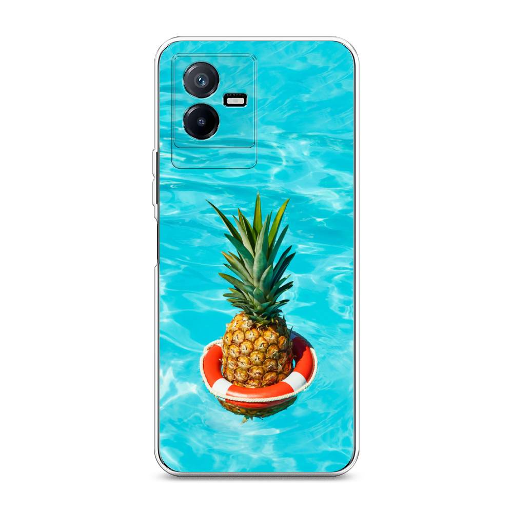 

Чехол Awog на Vivo Y73t "Ананас в бассейне", Голубой, 268050-10