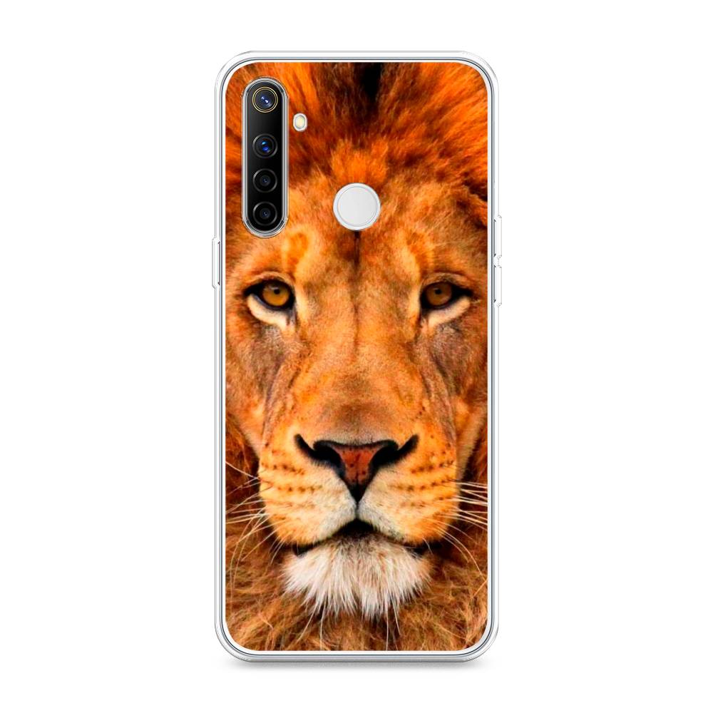 

Чехол на Realme 6i "Благородный лев", Оранжевый, 252950-1
