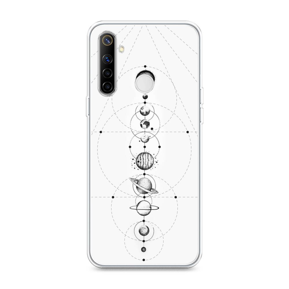 

Чехол на Realme 6i "Парад планет", Серый, 252950-2