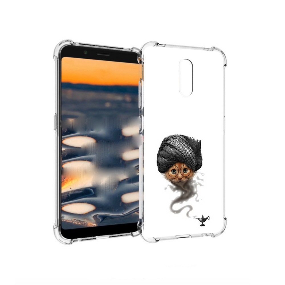 

Чехол MyPads Tocco для Nokia C2 кот джин (PT227055.113.398), Прозрачный, Tocco