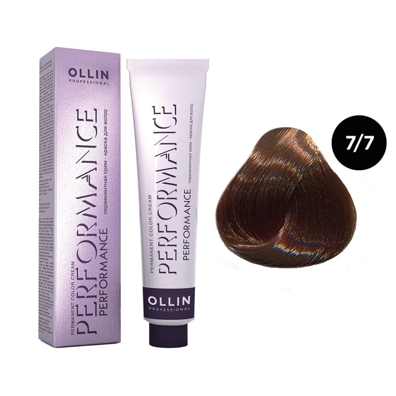 

Краска для волос Ollin Professional Performance 7/7 Русый коричневый 60 мл