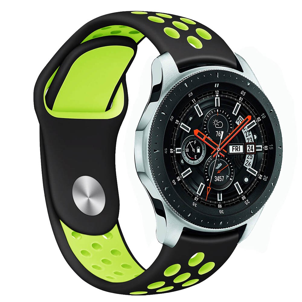 

Ремешок Nuobi Sport ver.1 для Xiaomi, Huawei, Samsung, Garmin 22 мм Black/Green
