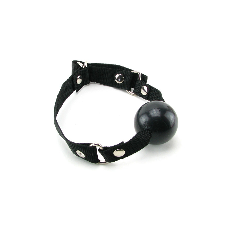 фото Черный кляп-шар pipedream beginner's ball gag 5 см