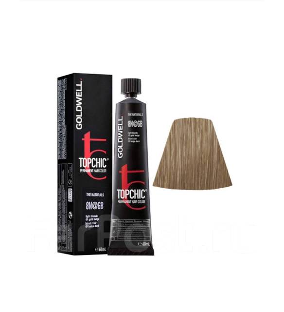 

Краска для волос Goldwell Topchic 8N@GB 60 мл, Русый, 1