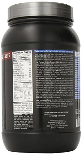Протеин Dymatize Nutrition Iso-100, 610 г, gourmet vanilla
