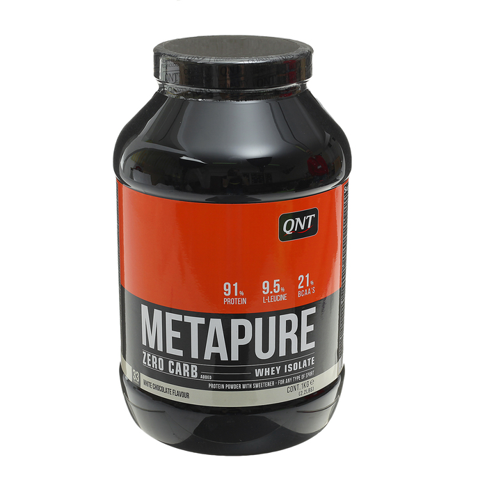 фото Протеин qnt metapure zero carb, 1000 г, white chocolate