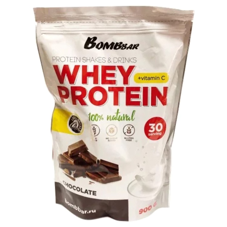 фото Протеин bombbar whey protein, 900 г, chocolate