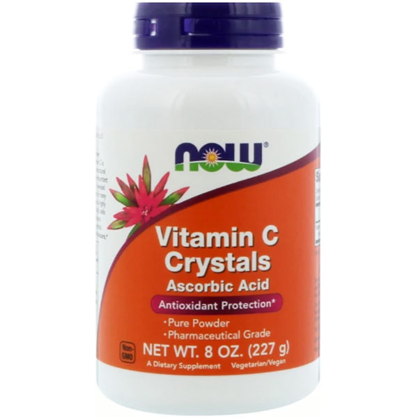 фото Витамин c now vitamin c crystals 227 г