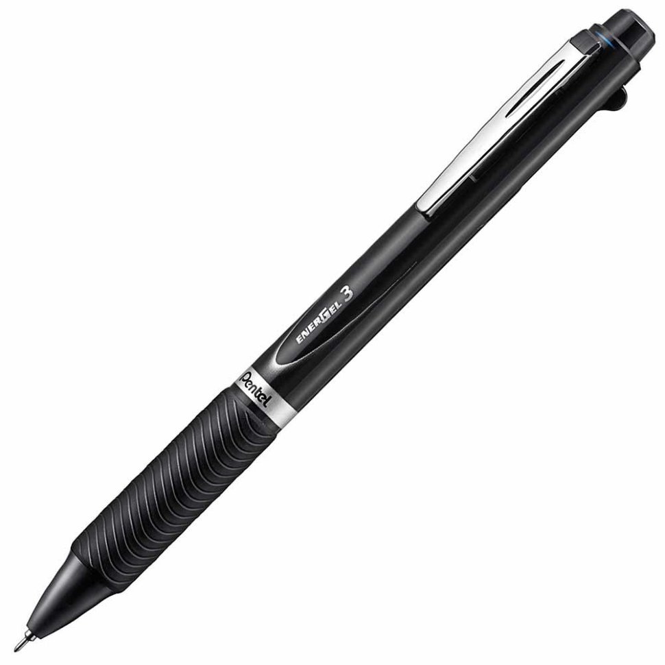 

Ручка гелевая Pentel EnerGel 3 308036, красная, синяя, черная, 0,5 мм, 1 шт.