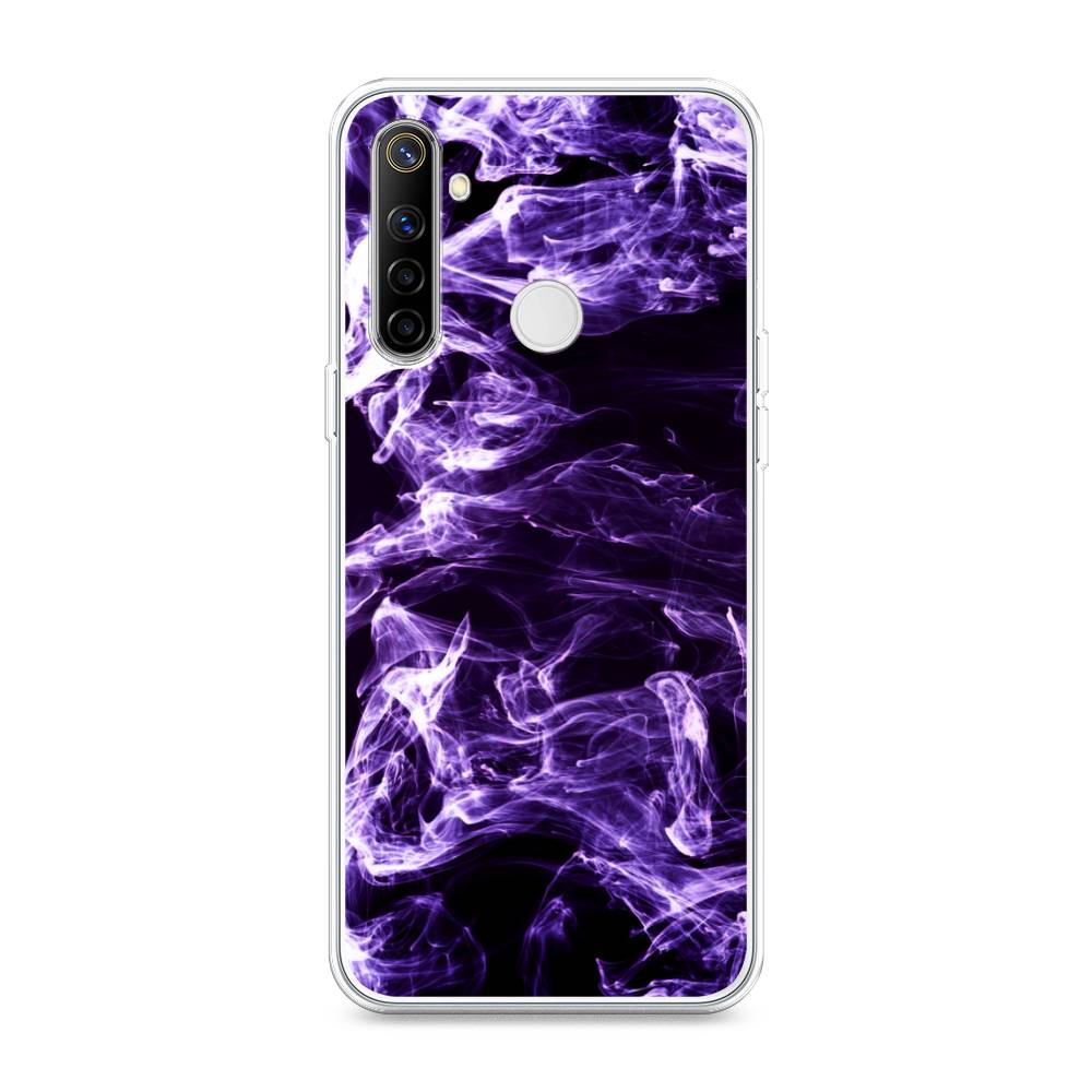 

Чехол на Realme 6i "Фиолетовый дым", Фиолетовый;белый;черный, 252950-3