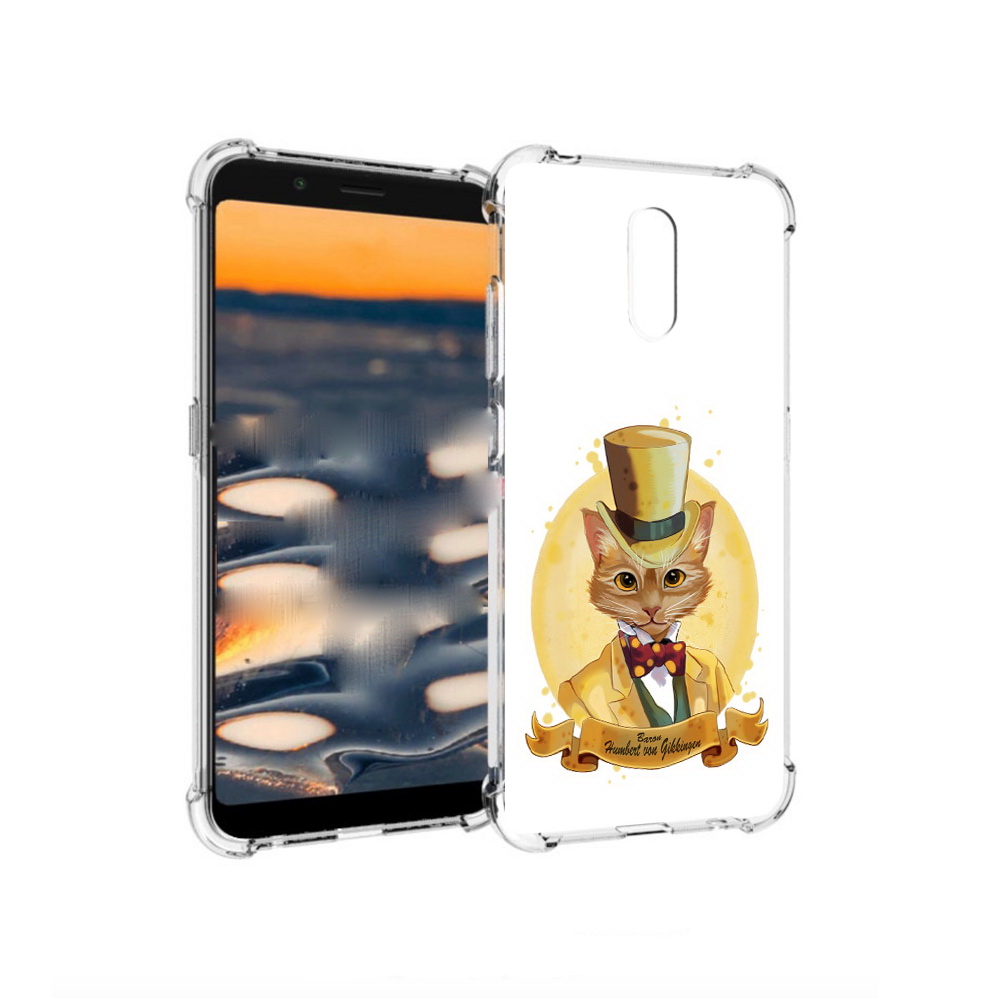 

Чехол MyPads Tocco для Nokia C2 кот юрист (PT227055.113.401), Прозрачный, Tocco