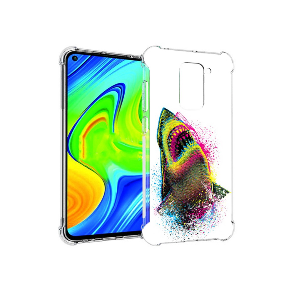 

Чехол MyPads Tocco для Xiaomi Redmi Note 9 челюсти-2 (PT150805.258.674), Прозрачный, Tocco