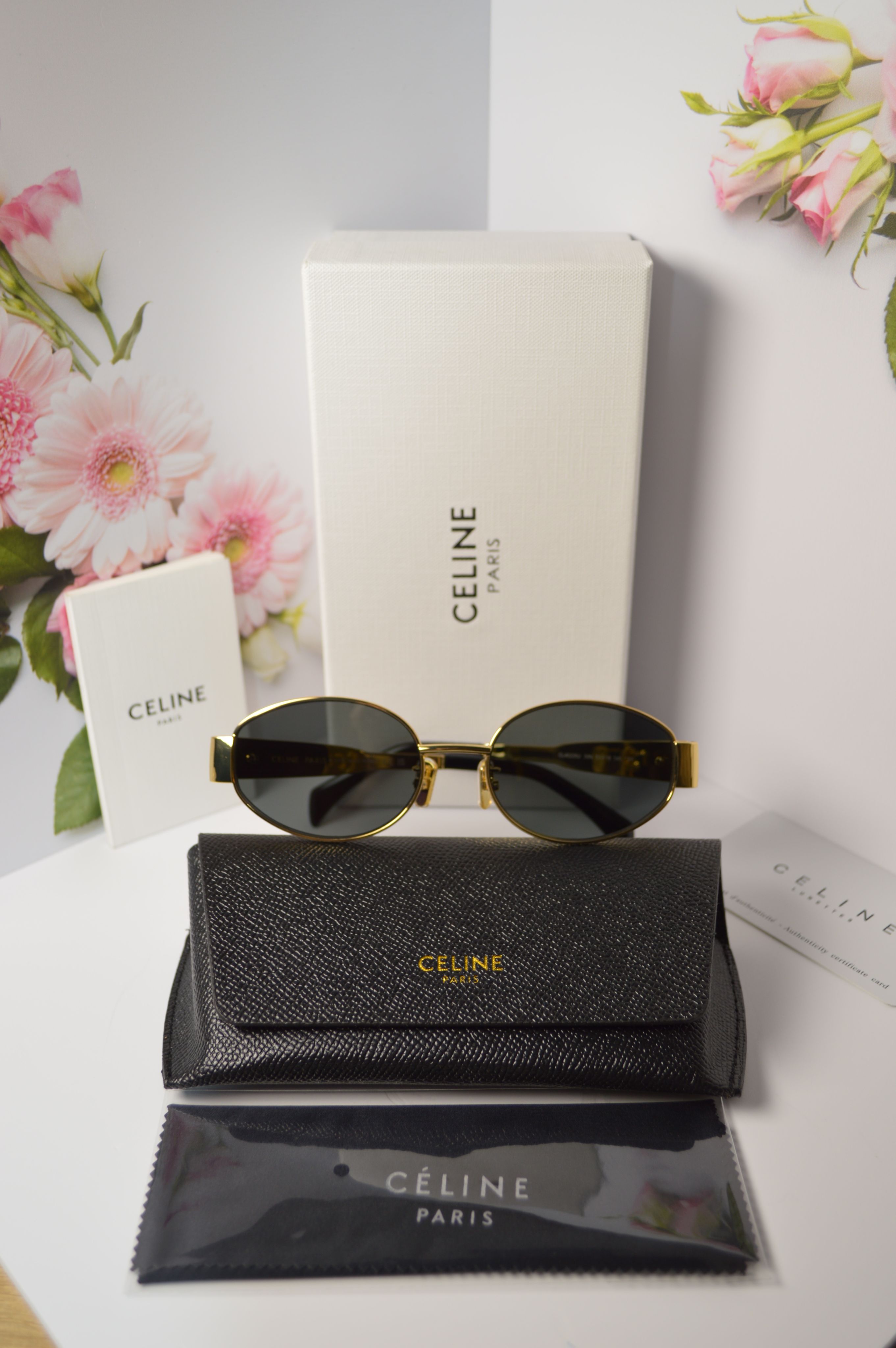 Солнцезащитные очки женские Celine OL-SZO-Celine-40235U-g\grey коричневые