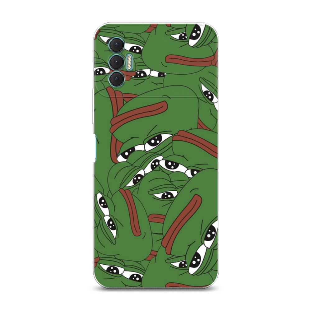 

Чехол Awog на Tecno Spark 8P "Печальный frog", Разноцветный, 301450-9