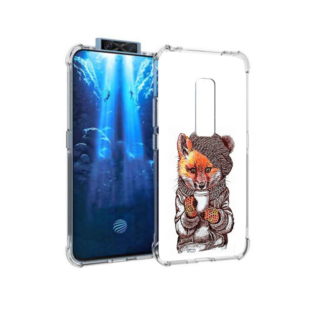 

Чехол MyPads Tocco для Vivo V17 Pro лиса в шапке (PT226965.387.437), Tocco