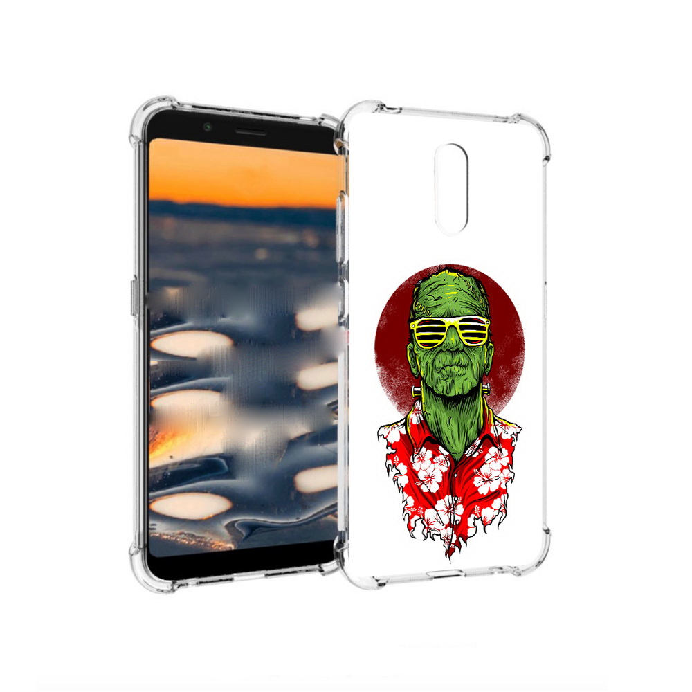 

Чехол MyPads Tocco для Nokia C2 крутой зеленый мужчина в очках (PT227055.113.424), Прозрачный, Tocco