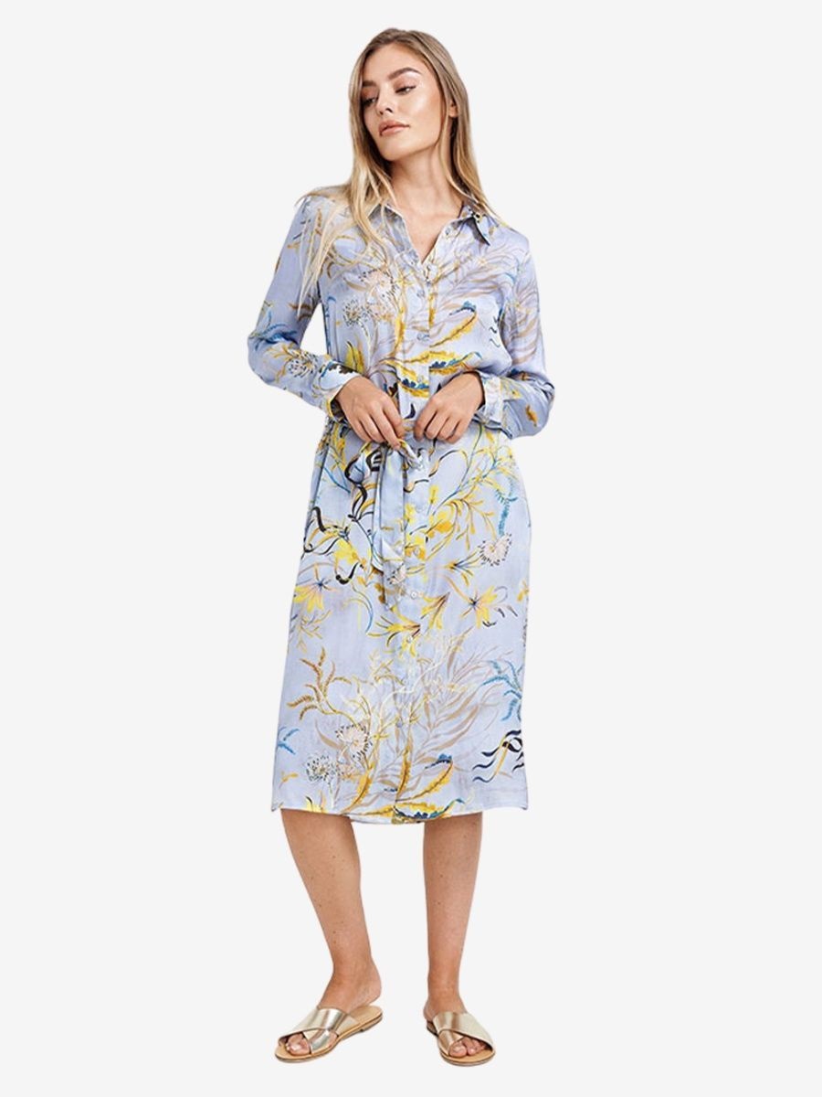 

Платье женское CATNOIR 3660-20 голубое 38 EU, Голубой, 3660-20