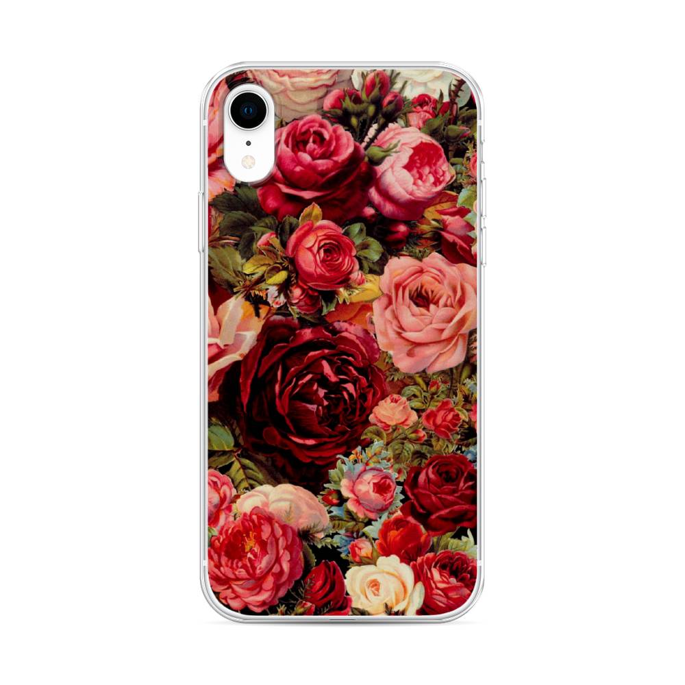 

Чехол Awog на Apple iPhone XR (10R) / Айфон XR (10R) "Розы винтажные", 12050-8