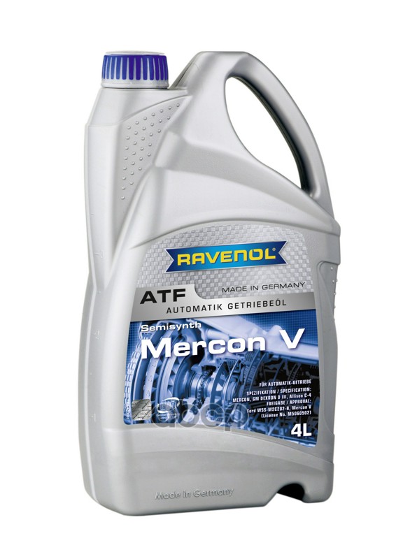 фото Масло трансмиссионное ravenol 4014835732995 /121210100401999/ 4l mercon® v atf and power s