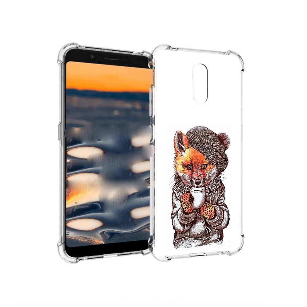 

Чехол MyPads Tocco для Nokia C2 лиса в шапке (PT227055.113.437), Tocco