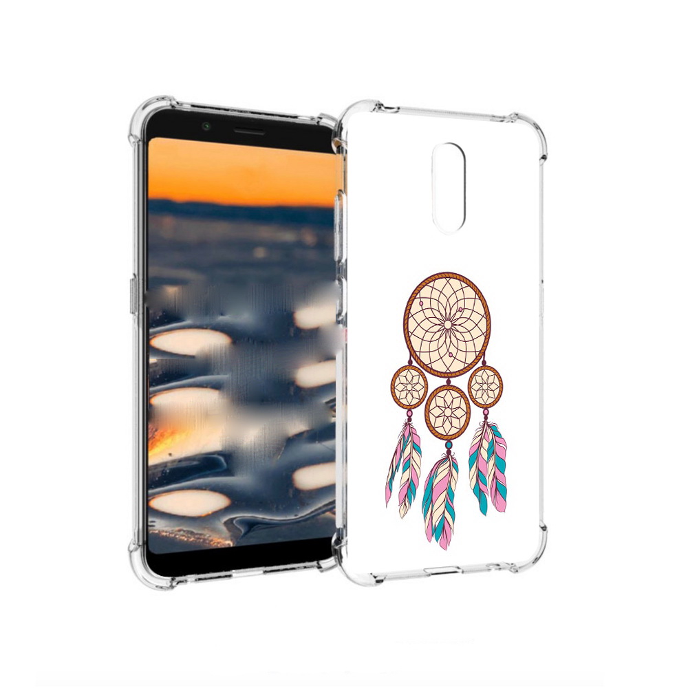 

Чехол MyPads Tocco для Nokia C2 ловец снов бежевый (PT227055.113.442), Прозрачный, Tocco