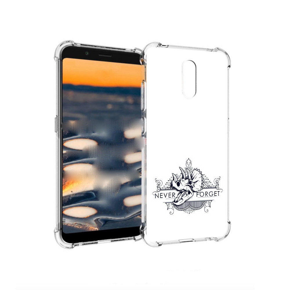 

Чехол MyPads Tocco для Nokia C2 логотип носорога никогда не забуду (PT227055.113.445), Прозрачный, Tocco