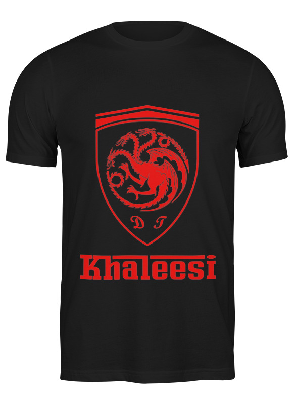 

Футболка мужская Printio Khaleesi ferrari черная M, Khaleesi ferrari