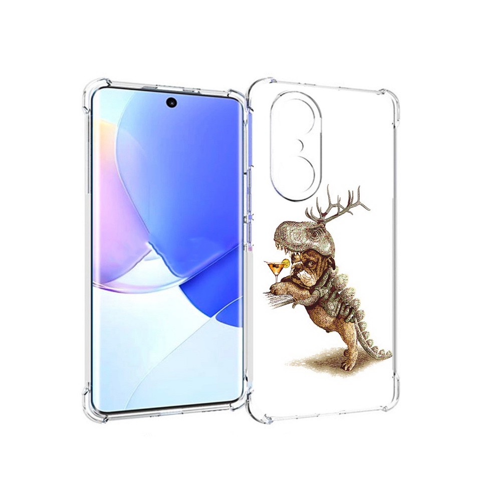 

Чехол MyPads Tocco для Honor 60 Pro тематическая вечеринка, Прозрачный, Tocco