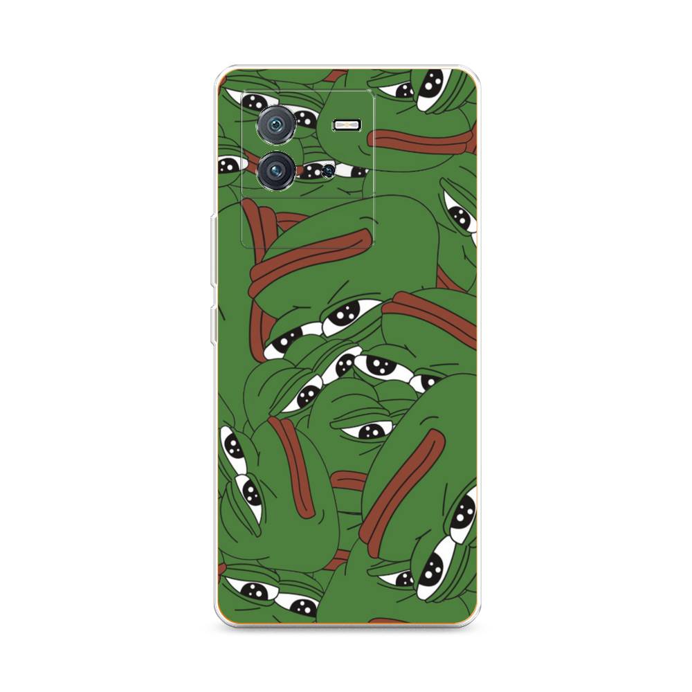 

Чехол Awog на Vivo iQOO Neo6 "Печальный frog", Разноцветный, 266850-9