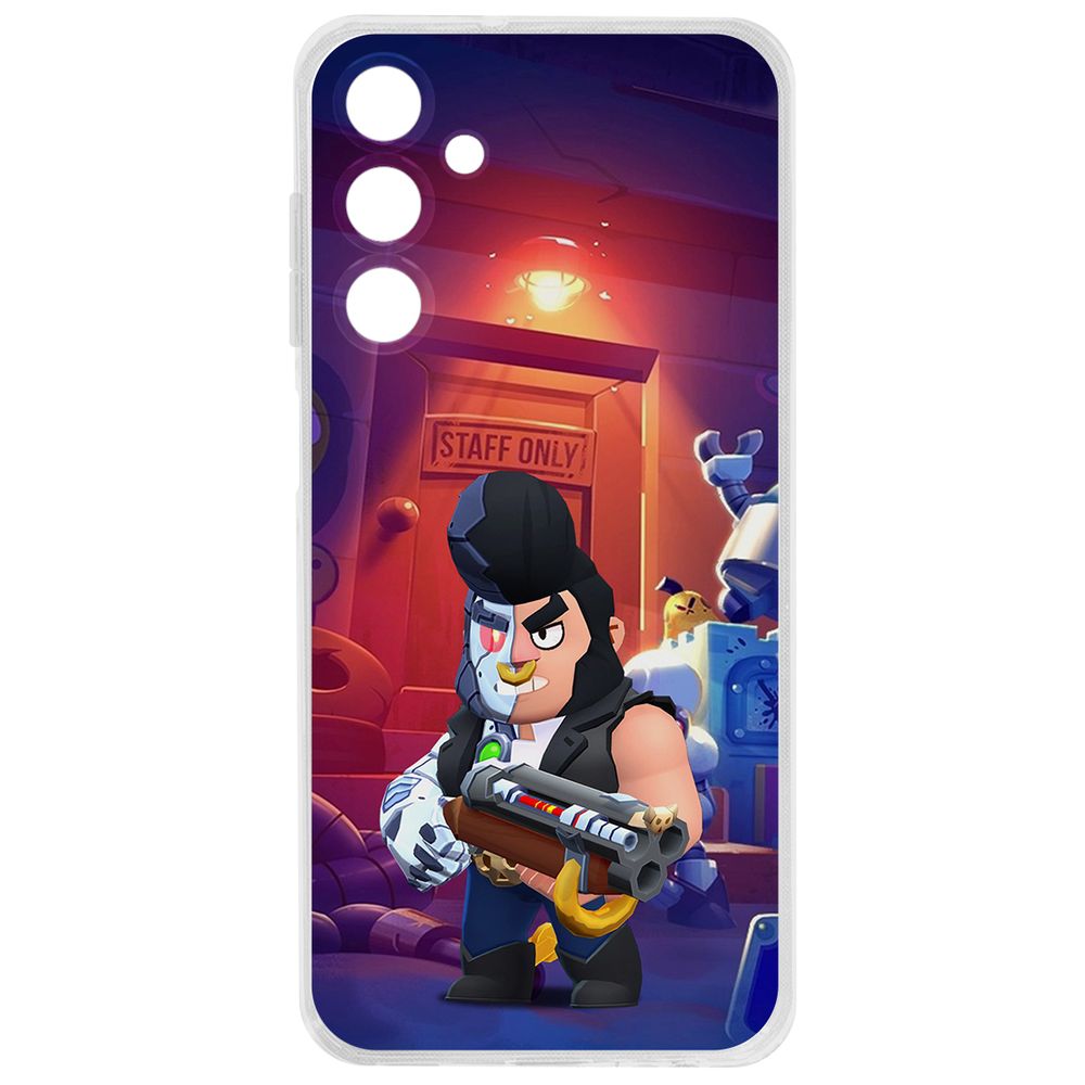 

Чехол-накладка Krutoff Clear Case Brawl Stars-Б-800 для Samsung Galaxy A25 5G (A256), Прозрачный