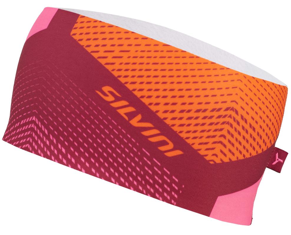 Повязка унисекс Silvini Piave оранжевый, розовый , L-XL
