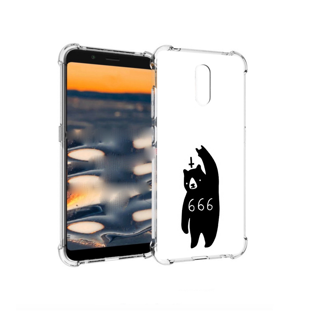 

Чехол MyPads Tocco для Nokia C2 медведь 666 (PT227055.113.462), Прозрачный, Tocco